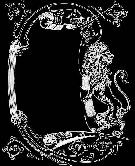 Mirror Flower Frame Free DXF Vectors File