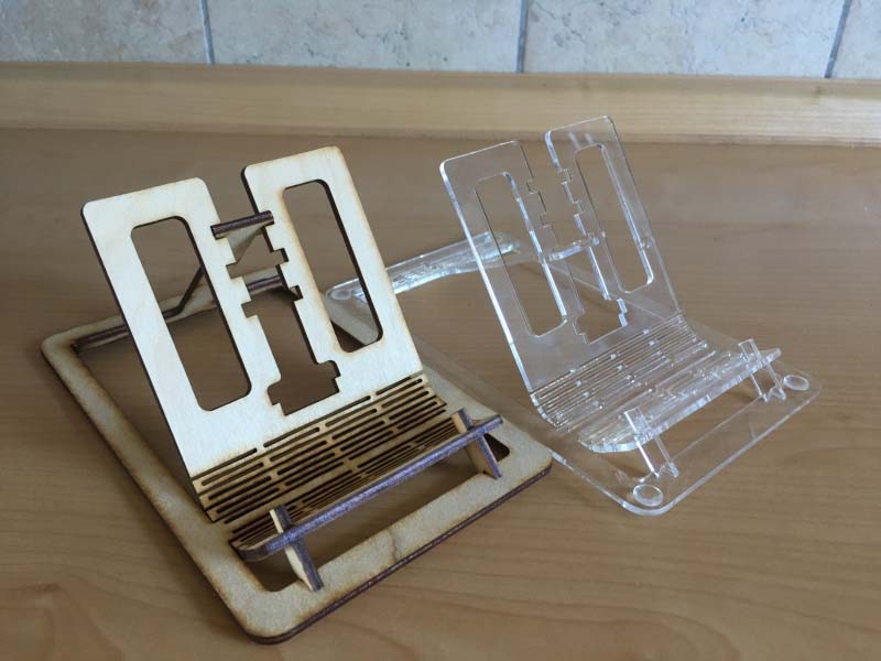 Mobile Phone Display Stand Laser Cut Portable Phone Holder | Vectors File
