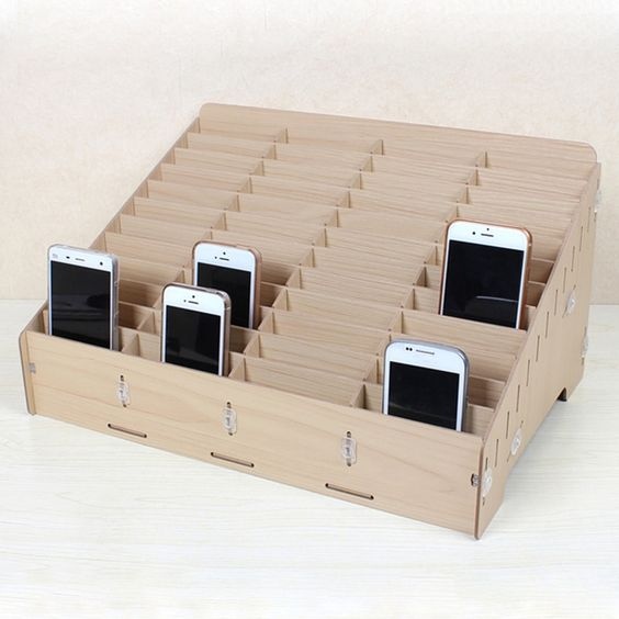 Mobile Phone Store Rack Laser Cut Free CDR File