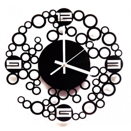 Modern Design Wall Clock Free Vector CDR and DXF File