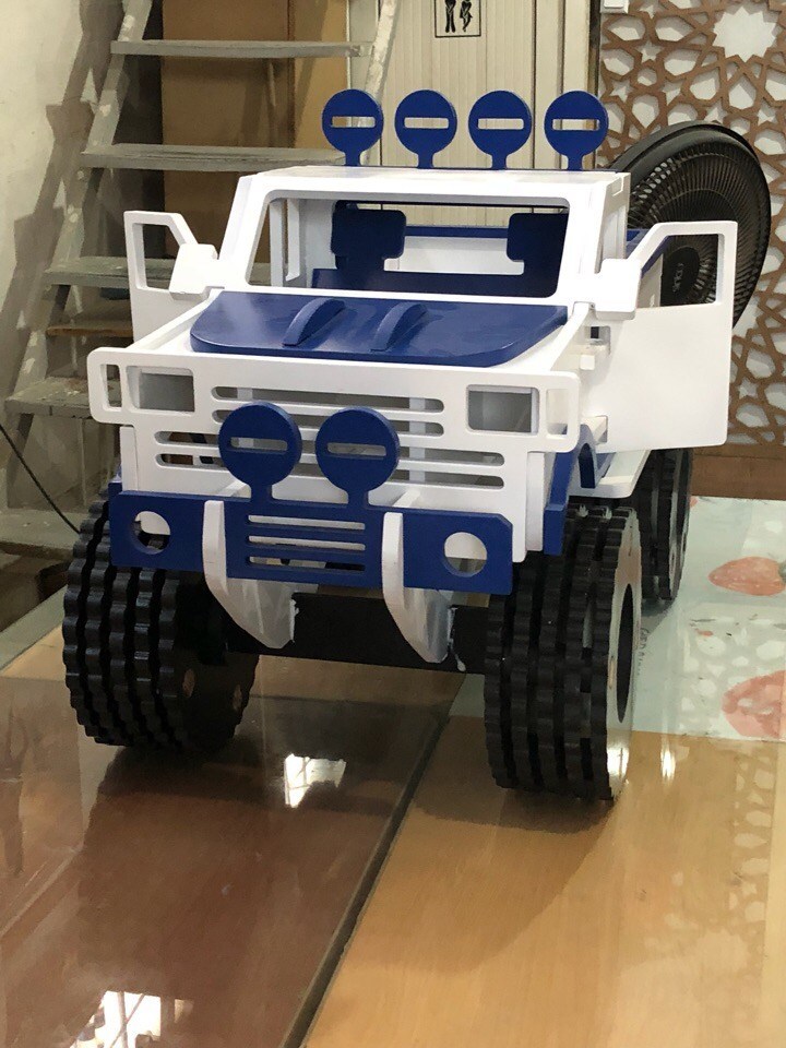 Monster Truck Toy Laser Cut DXF File