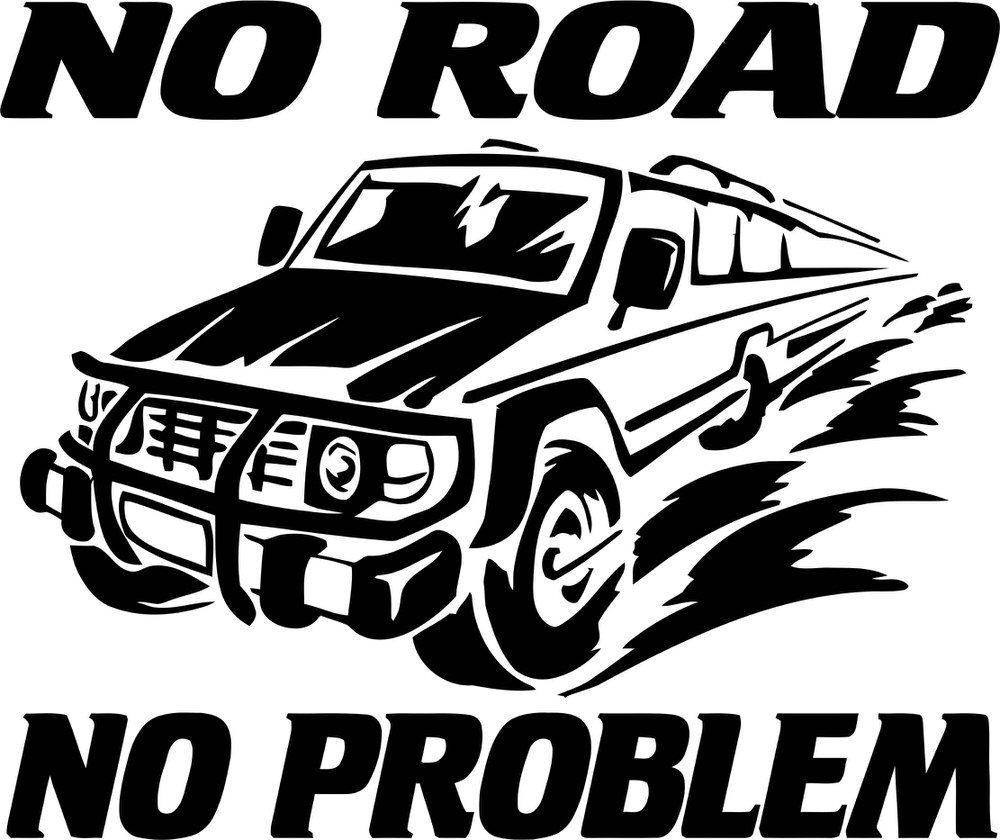No Road No Problem Free CDR Vectors File