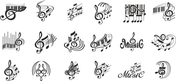 Note Music Vector Free CDR Vectors File