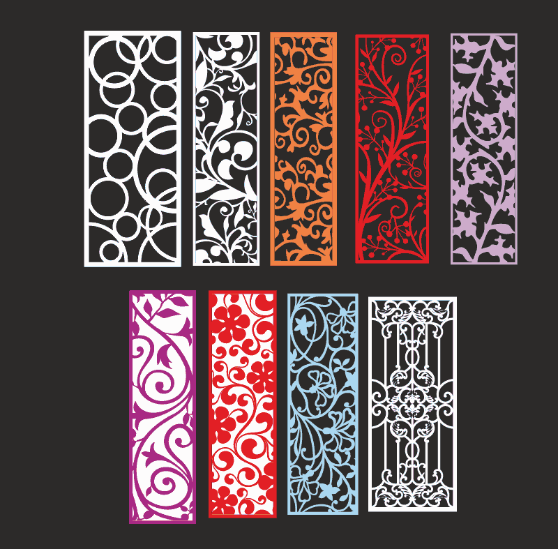 Ornamental Pattern Collection Laser Cut CDR File