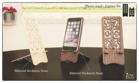 Phone Stand Cutting File Free CDR Vectors File