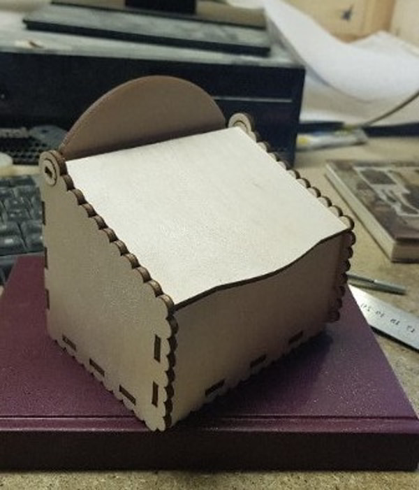 Plywood Storage Box with Lid 4 mm Free CDR Laser Cut File