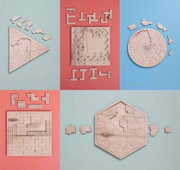 Puzzles for Kids Plywood 6 mm Laser Cut CDR File