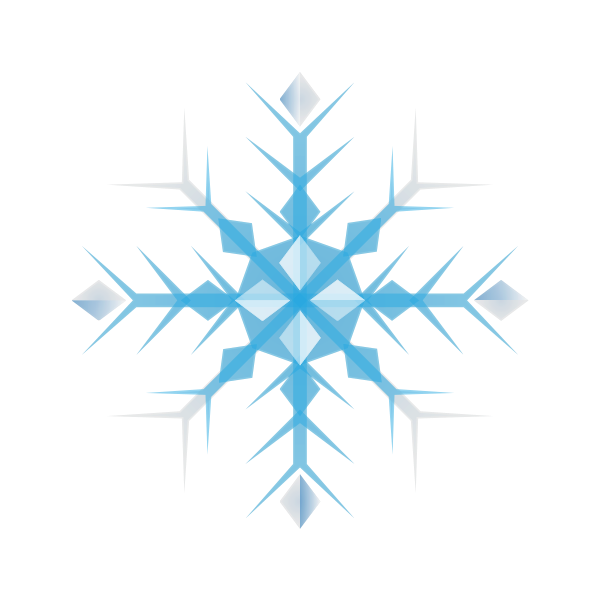 Raseone Snowflake Vector SVG File