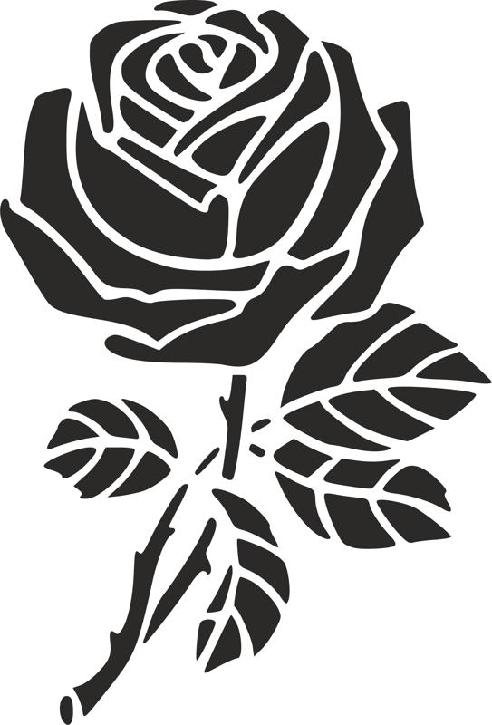 Rose DXF File