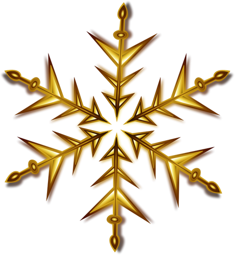 Royal Snowflake Vector SVG File