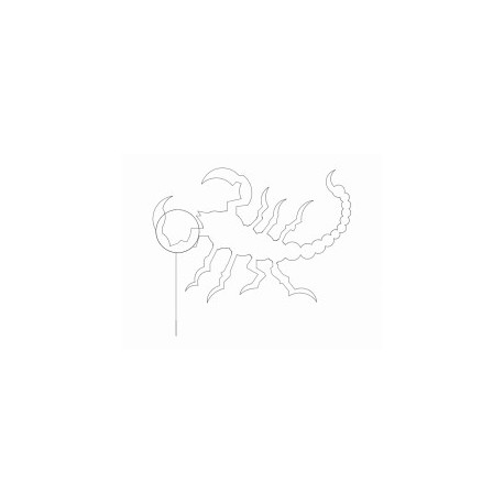 Scorpion Template Design DXF File