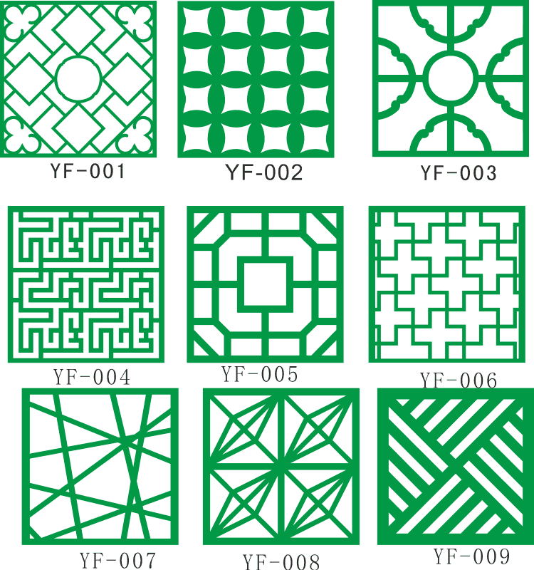 Set Of Lattice Collection Vector Laser Cut CDR File