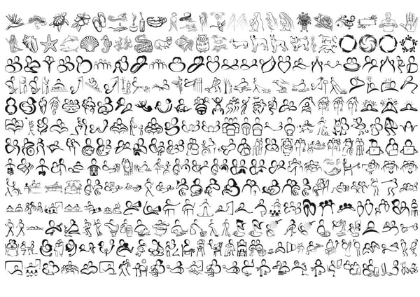 Set Of People Sketch CDR File