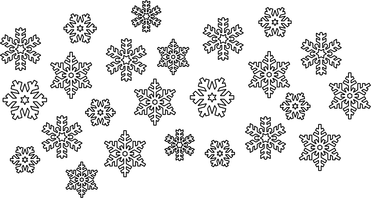 Set Of Snowflakes Plasma Cutting CDR File