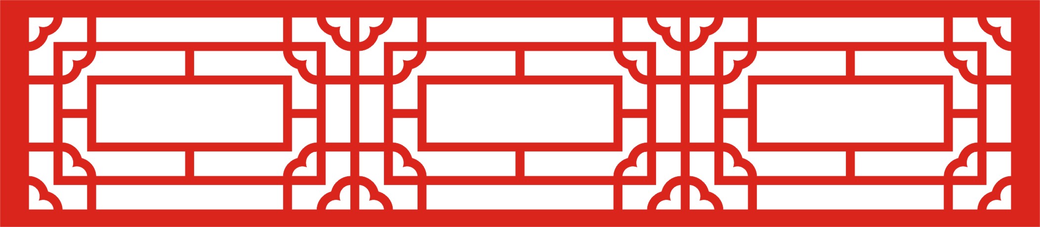 Simple Balcony Grill Seamless Panel Laser Cut CDR File