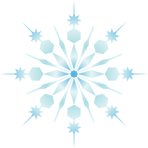 Snowflake Clipart Vector SVG File