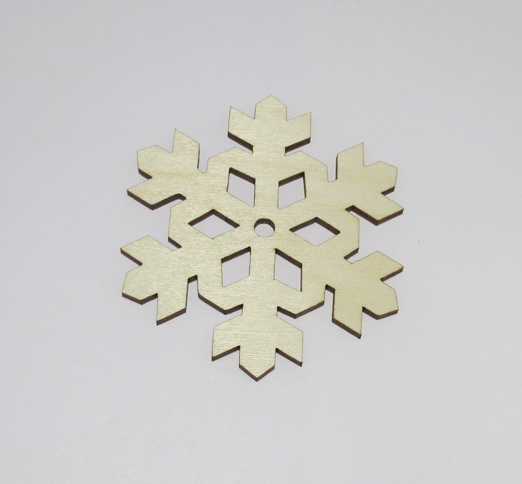 Snowflake Coasters Birch Plywood 3mm SVG File