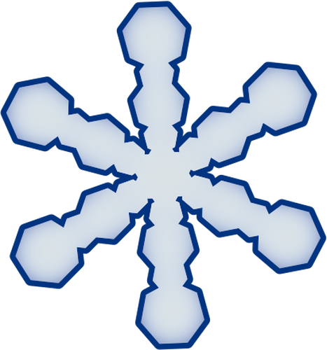 Snowflake Sketch Vector SVG File