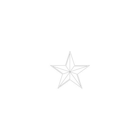 Star Outline DXF File