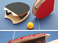 Table Tennis Set DXF File