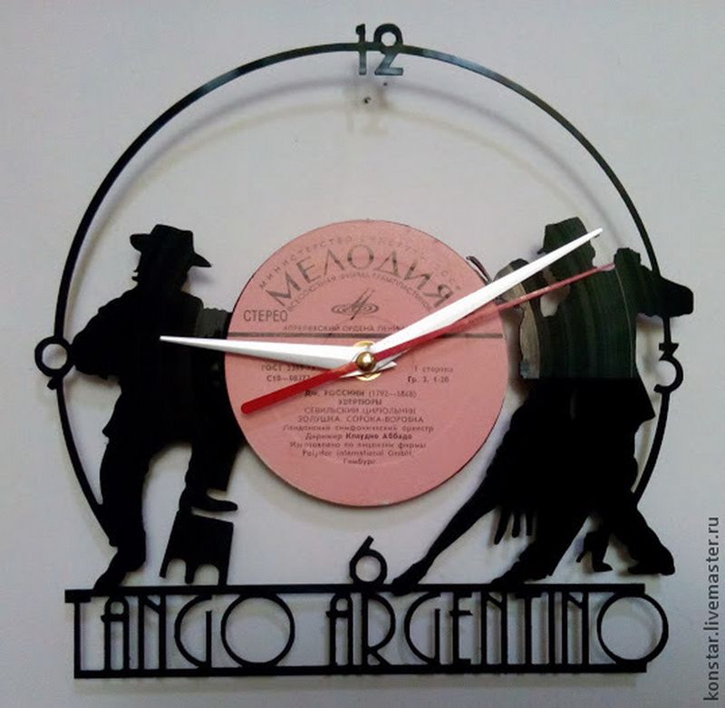 Tango Clock DXF File