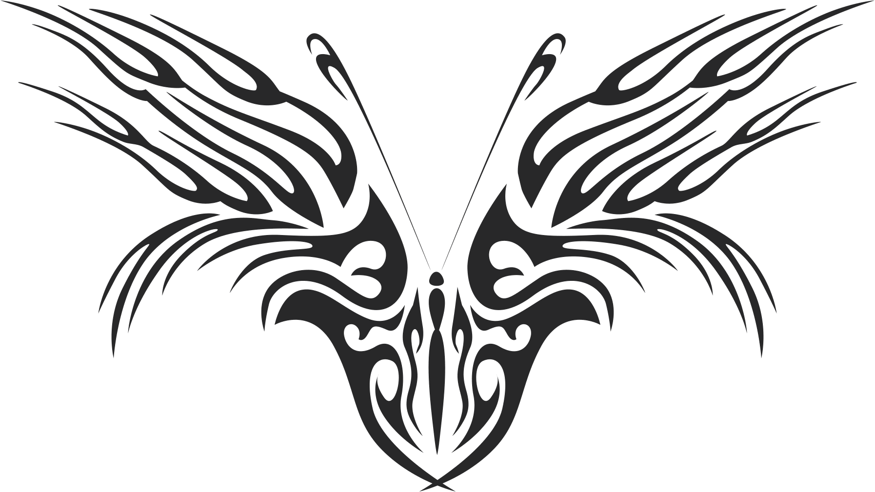 Tattoo Tribal Butterfly CDR File