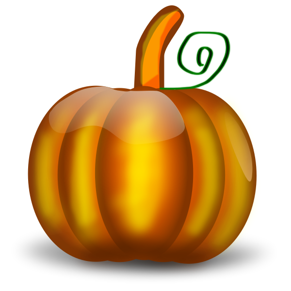 Thank Pumpkin Vector SVG File