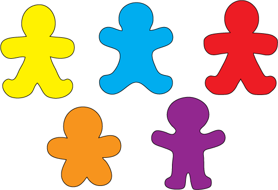 The Gingerbread Men DXF File gbm2 DXF Vectors File