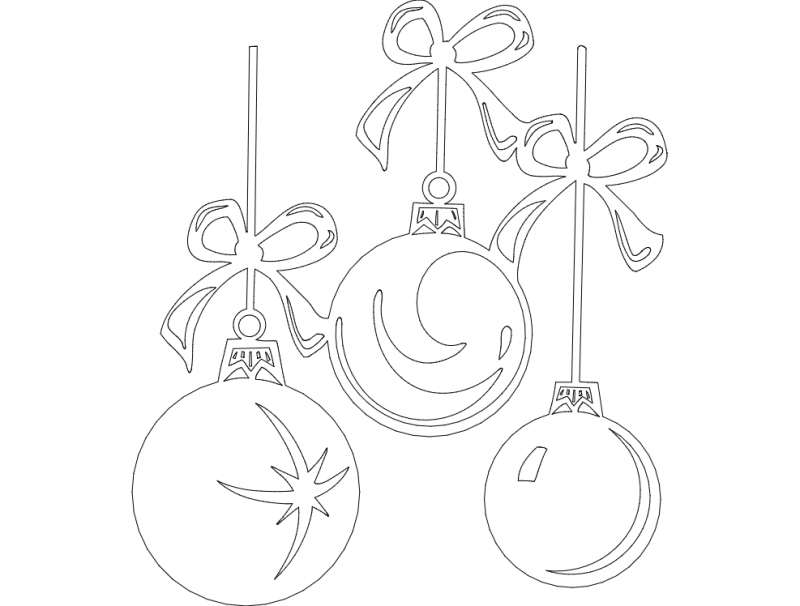 Things Festive Design 25 Free Download DXF File