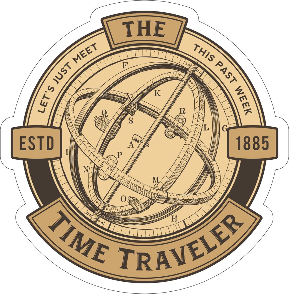 Time Travel Logo Design CDR Vectors File