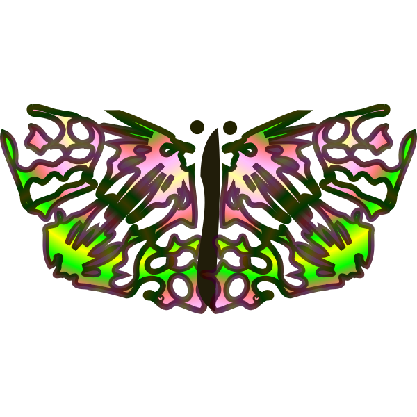 Tom Butterfly Vector SVG File