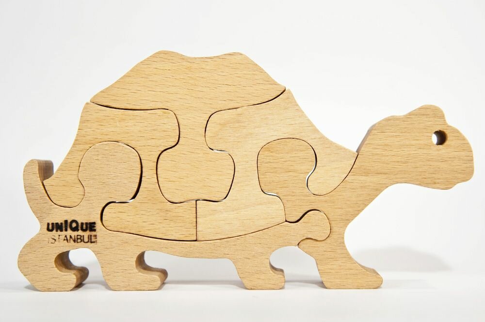 Tortoise Turtle Jigsaw Puzzle Laser CNC Cut Plans Free DWG File