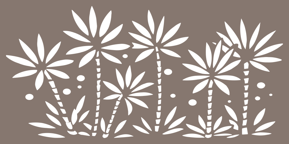 Tree Floral Pattern Vector Free CDR File