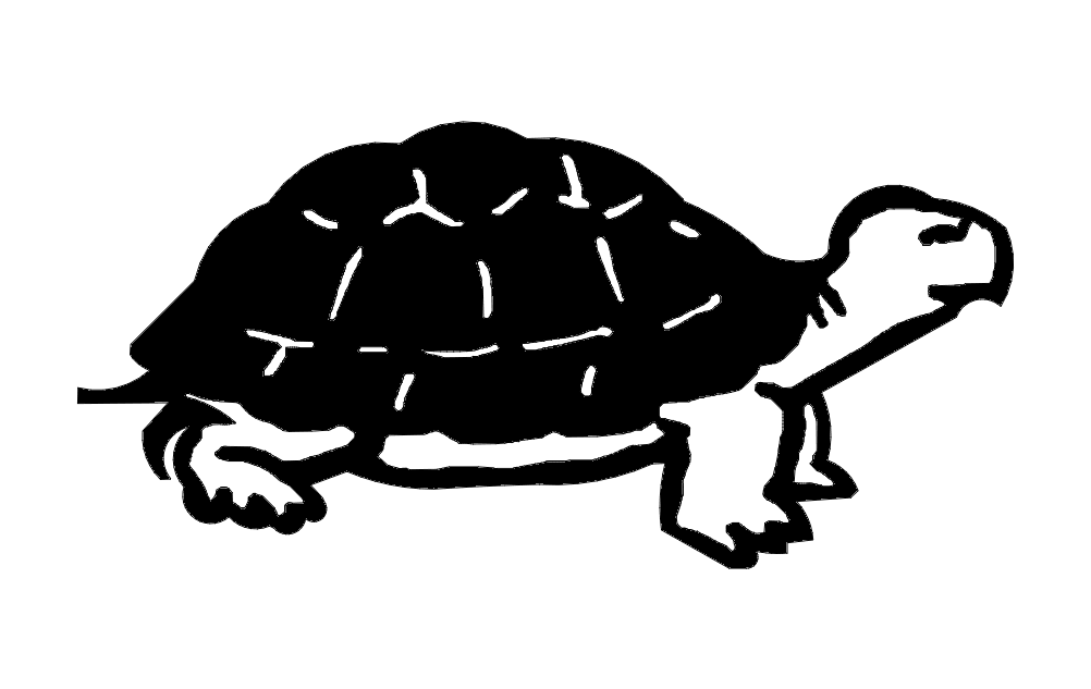 Turtle Free DXF Vectors File