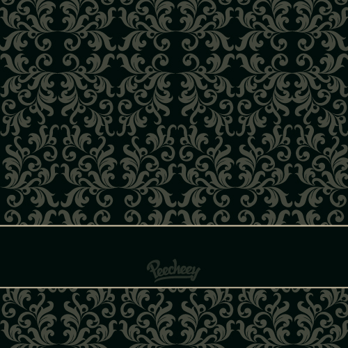 Vintage Damask Wallpaper In Victorian Style Free Vector