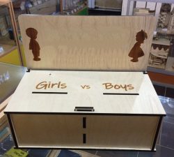 Voting Box for Laser Cut CNC CDR File