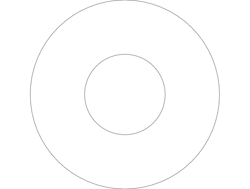 Washers Free DXF Vectors File