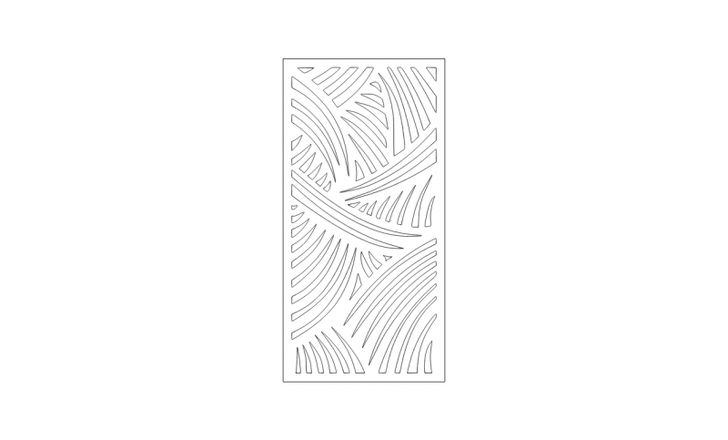 Weave Pattern Design DXF File