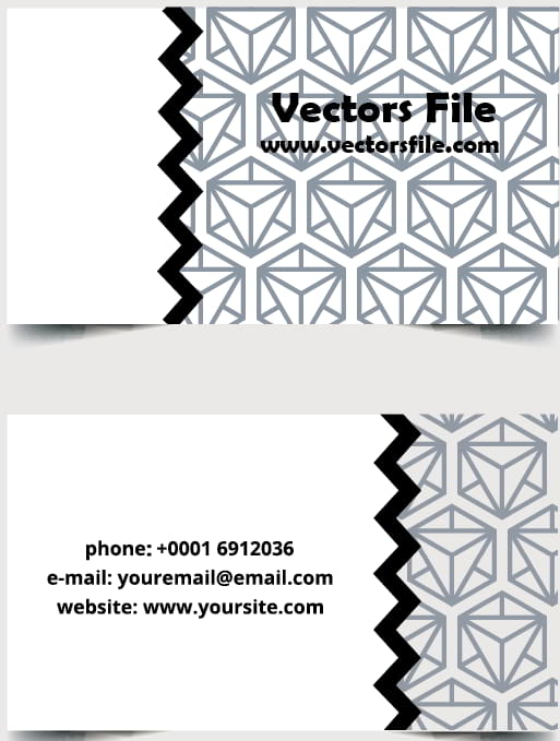 White Background for Business Card Vector File