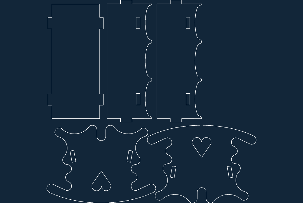 Wiege (Cradle) free DXF Vectors File
