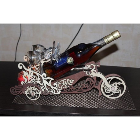 Wine Cycle 3D Puzzle Free Vector CDR File
