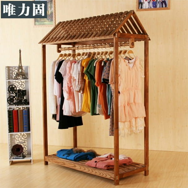 Wooden Clothing Stand CDR File