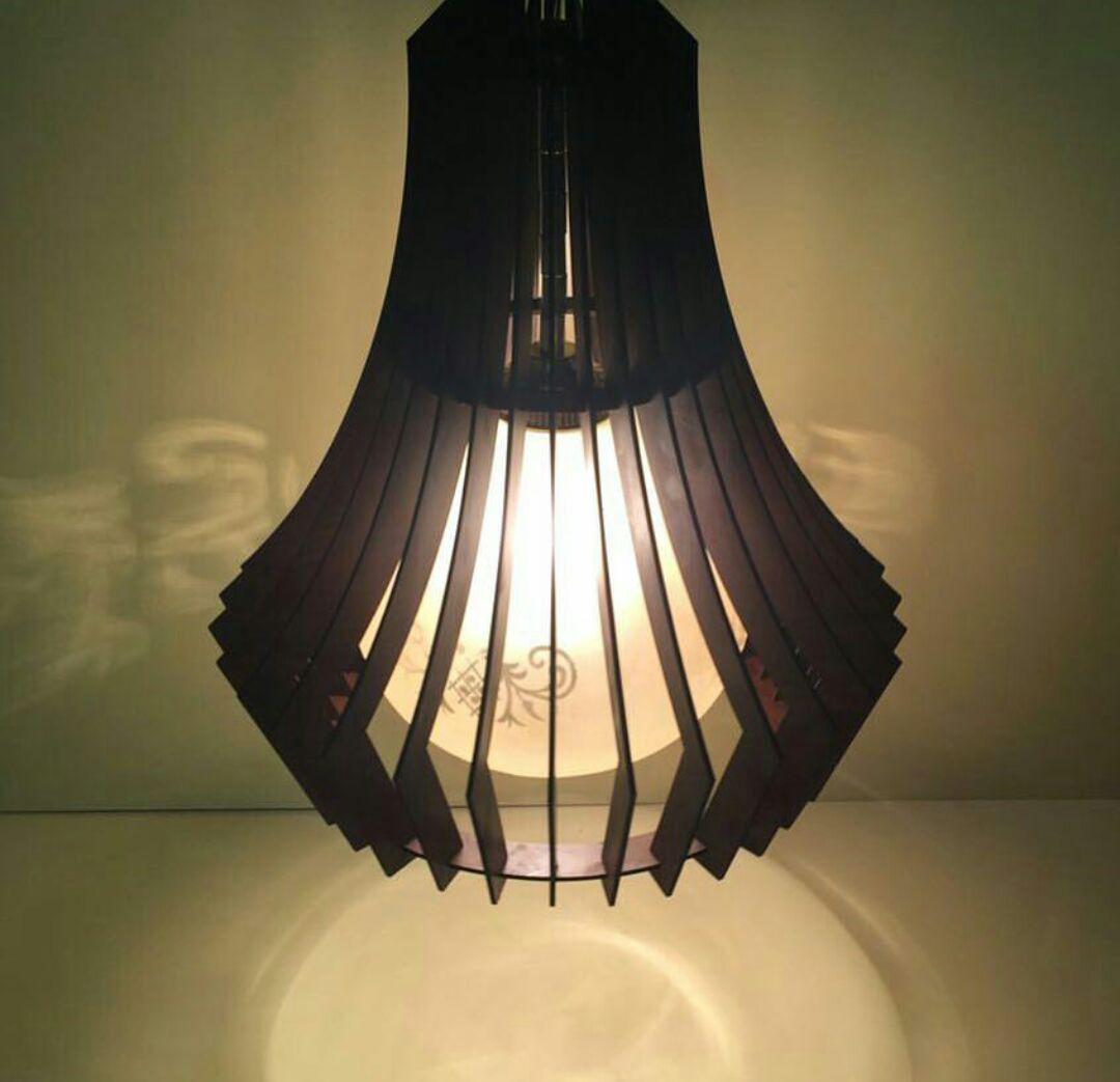 Wooden Lamp Shade Laser Cut CDR File