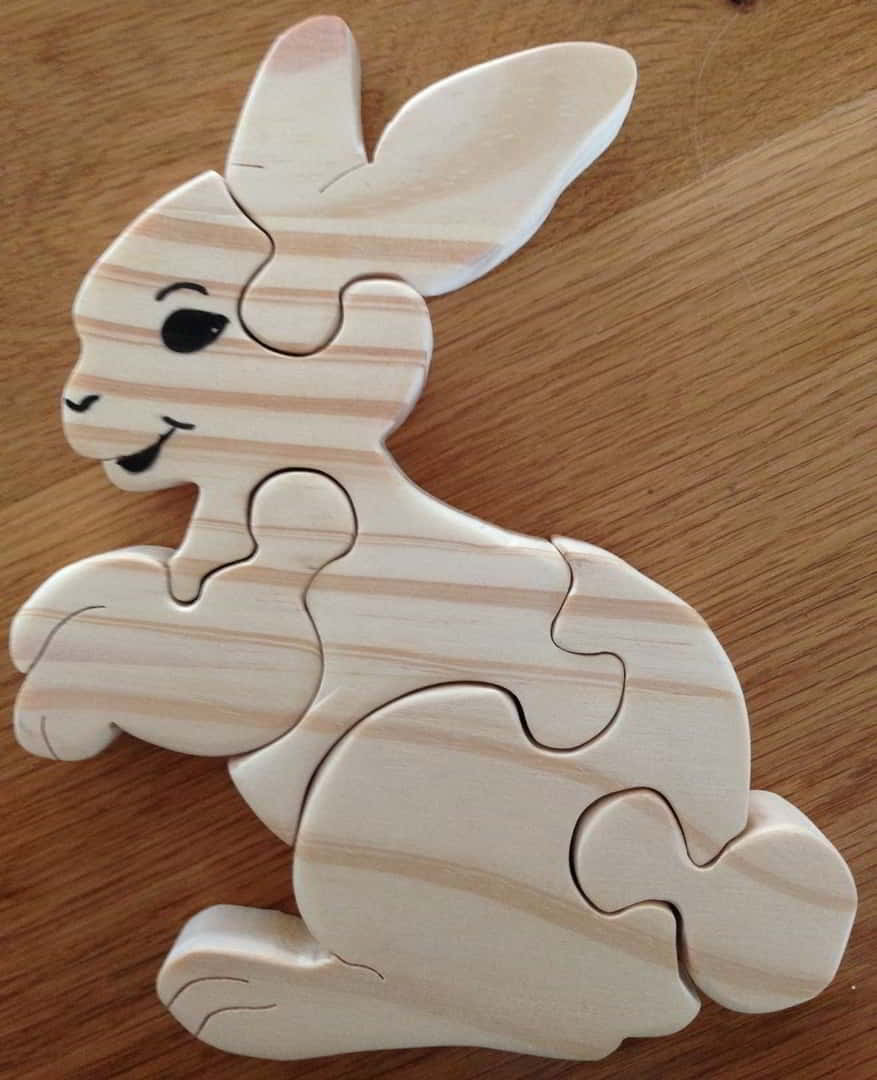 Wooden Puzzle Animal CNC Laser Cutting for CDR DXF and DWG File