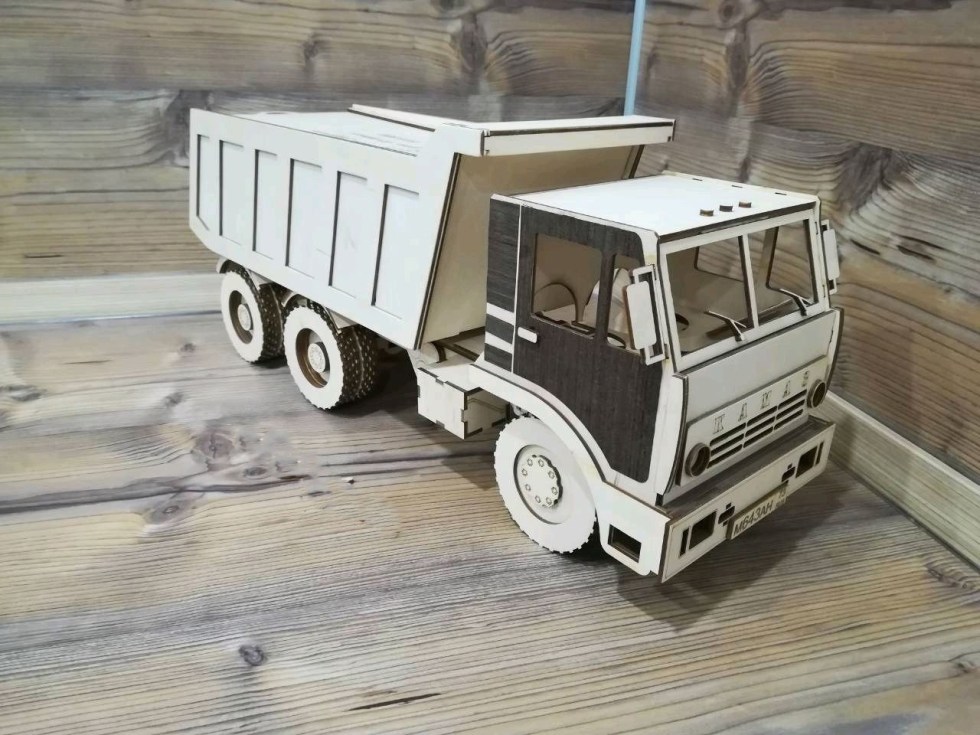 Wooden Truck Laser Cutting CNC CDR File