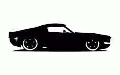 1967 Ford Shelby Gt 500 Car DXF File