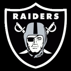 250px Oakland Raiders Free Vector DXF File