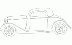 34 Chevy Free DXF Vectors File