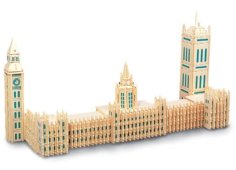 3D Wooden Houses of Parliament Construction Kit Model Laser Cut CDR File