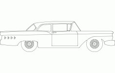59 Ford Car DXF File